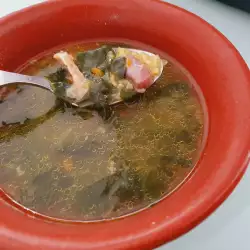 Агнешка супа със спанак