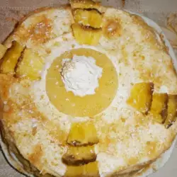 Вкусна ананасова торта