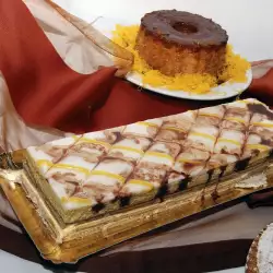 Желирана бисквитена торта