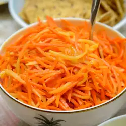 Бърза салата с моркови