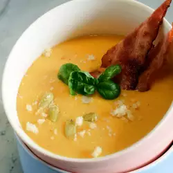 Вкусна крем супа от тиква