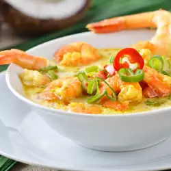 Тайландска супа с раци