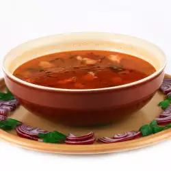 Крем супа от тиквички и домати