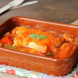 Риба с доматен сос по гръцки