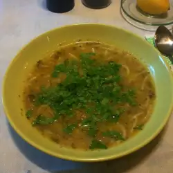 Гъста и вкусна пилешка супа