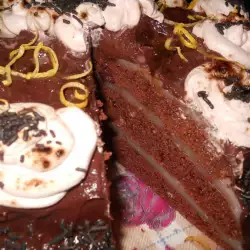 Какаова торта с глазура