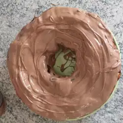 Лесен кекс с течен шоколад