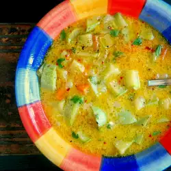 Кисела супа от тиквички