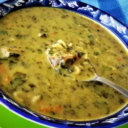 Лесна агнешка супа с лапад