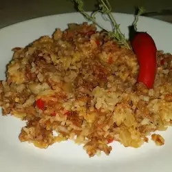 Ориз с кайма и чушки