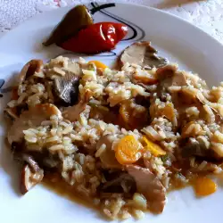 Сушени манатарки с ориз и зеленчуци