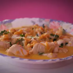 Пилешки хапки в сметанов сос