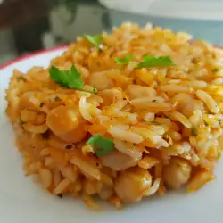 Ориз с нахут и зеленчуци
