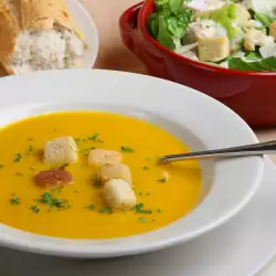 Чеснова супа с жълтъци