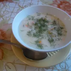 Супа тиквички със зеленчуци
