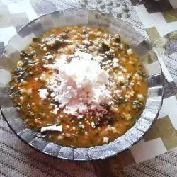 Супа от коприва с ориз и кисело мляко
