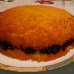 Тачин – персийски ориз с шафран
