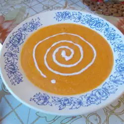 Пасирана тиквена супа с картофи