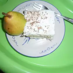 Бишкотена торта с круши