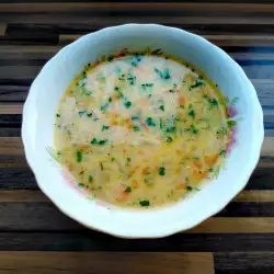 Заешка супа с варена застройка и фиде