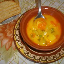 Картофена супа с тиквички