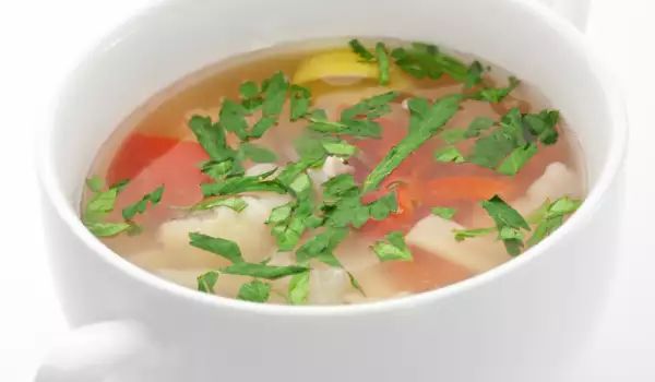 Супа от риба със зеленчуци