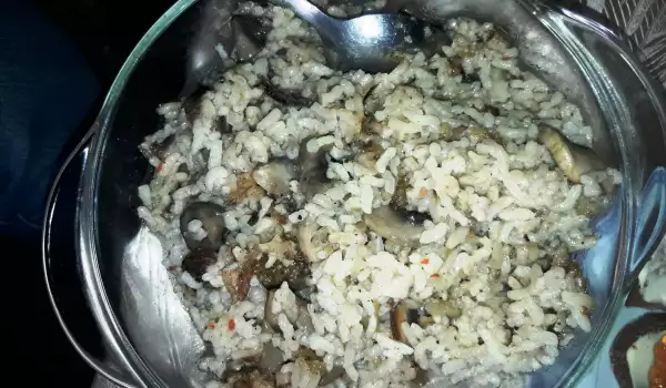 Гъби с балдо ориз