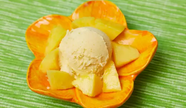 Сладолед от манго и портокал
