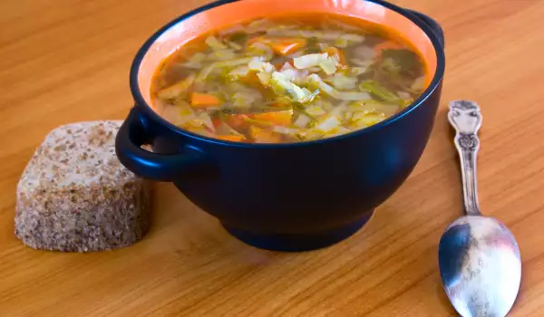 Супа от сушени гъби по добруджански