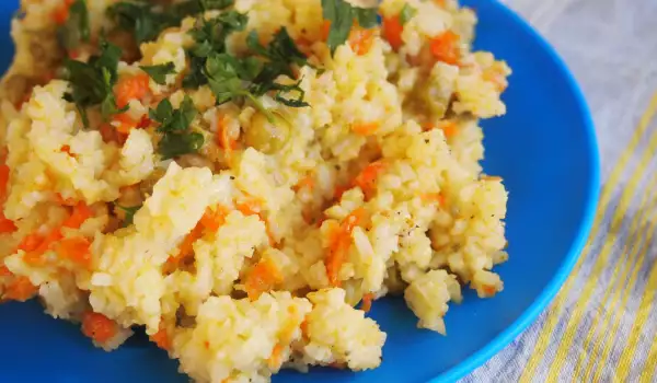 Ориз с къри и моркови