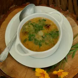 Агнешка супа с жълтъци