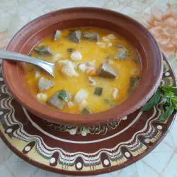 Агнешка супа с дреболийки и ориз