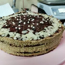 Бадемова торта с кафе крем без глутен