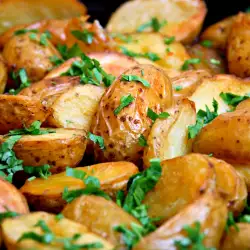 Печени картофи с магданоз
