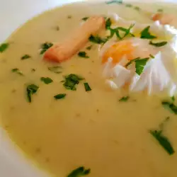 Зимна супа с яйца