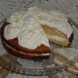 Бадемова торта с крем с джинджифил