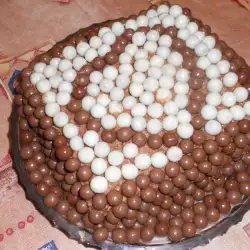 Торта с шоколад без яйца