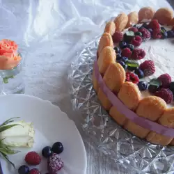 Ефектна бишкотена торта за гости