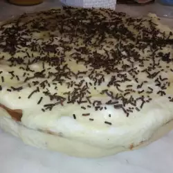 Бисквитена крем торта