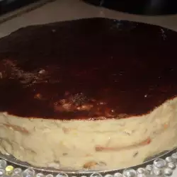 Бисквитена торта с банани и домашен крем