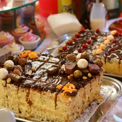 Бърза шоколадова бисквитена торта за начинаещи