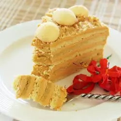 Торта Медовик с два вида шоколад
