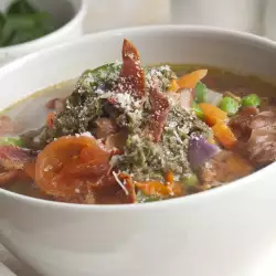 Италианска лятна супа с моркови и целина