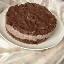 Шоколадов чийзкейк с бисквити
