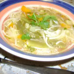 Супа със зелен фасул без месо