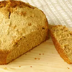 Хляб с пълнозърнесто брашно без мая