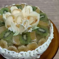 Домашна плодова желирана торта