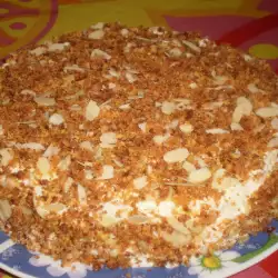 Вкусна домашна торта с маслен крем и ром
