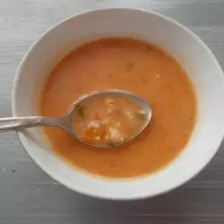 Доматена супа с масло