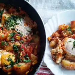 Яйца с картофи по мексикански